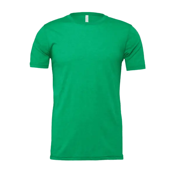 Bella Canvas Blended Tee Kelly Green Heathered