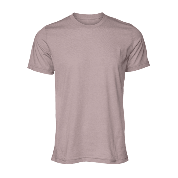 Bella Canvas Blended Tee Gravel Pink Heathered