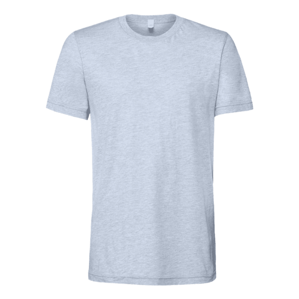 Bella Canvas Blended Tee Prism Blue Heathered