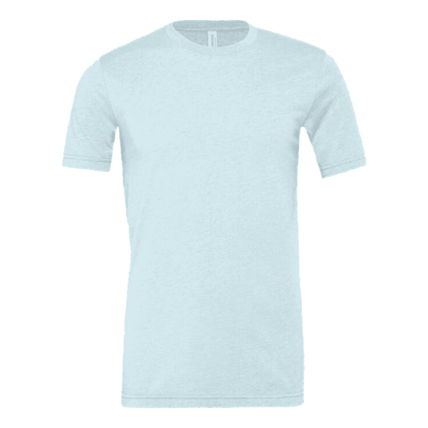 Bella Canvas Blended Tee Prism Ice Blue Heathered