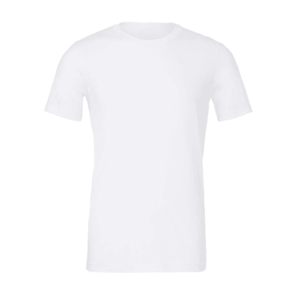 Bella Canvas Blended Tee White Solid