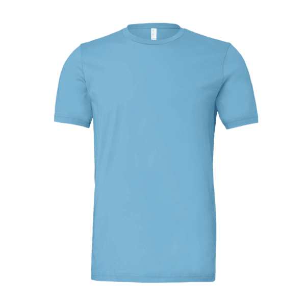 Bella Canvas Full Cotton Tee Ocean Blue
