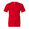 Bella Canvas Full Cotton Tee Red