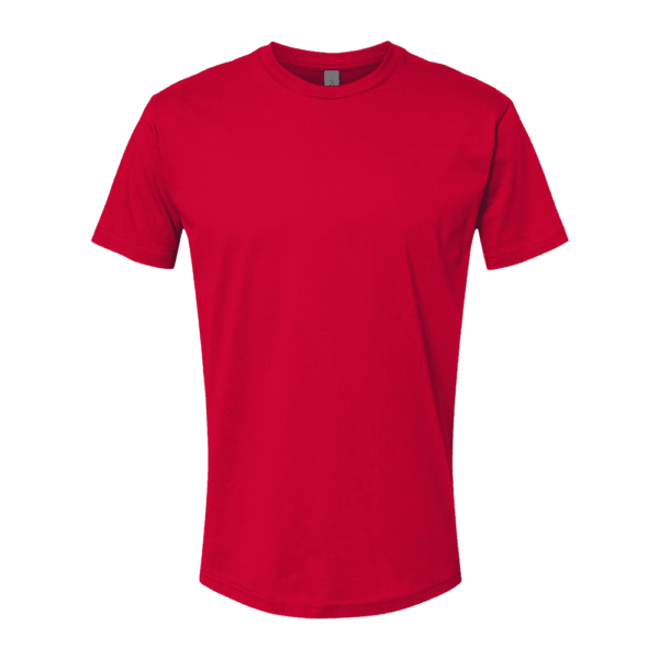 Next Level Full Cotton Tee Red
