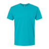 Next Level Full Cotton Tee Tahiti Blue