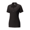 Black Women's Dri Fit Polo