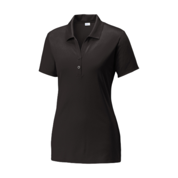Black Women's Dri Fit Polo