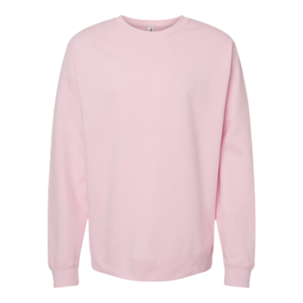 light pink Crew neck sweatshirt